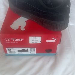 Trending Black suede sneakers