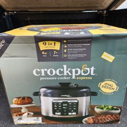 Crockpot Express 6-@t Oval Max Pressure Cooker,
Stainless Steel