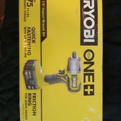 RYOBI ONE 18V 1/2 Imact Wrench Kit