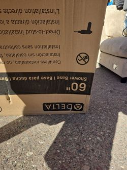 Delta 60" shower base