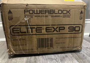NEW PowerBlock Elite EXP 90 Adjustable Dumbbell (Single) w/ Stand