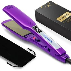 BRAND NEW Wavytalk Hair Straightener, 1.75 Inch PURPLE
