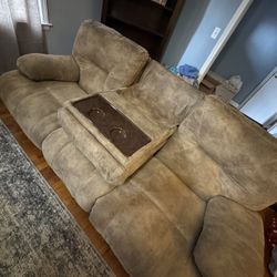 2 Piece-  5 Seater Reclining Couch 