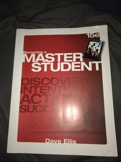 Becoming a Master Student 15e - Dave Ellis
