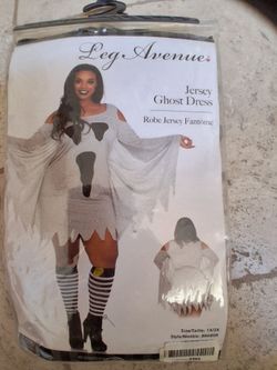 Plus size ladies ghost costume