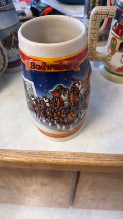 Budweiser beer stein