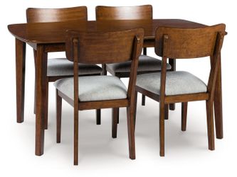 Tameride Brown Dining Room Table Set (Set of 5)