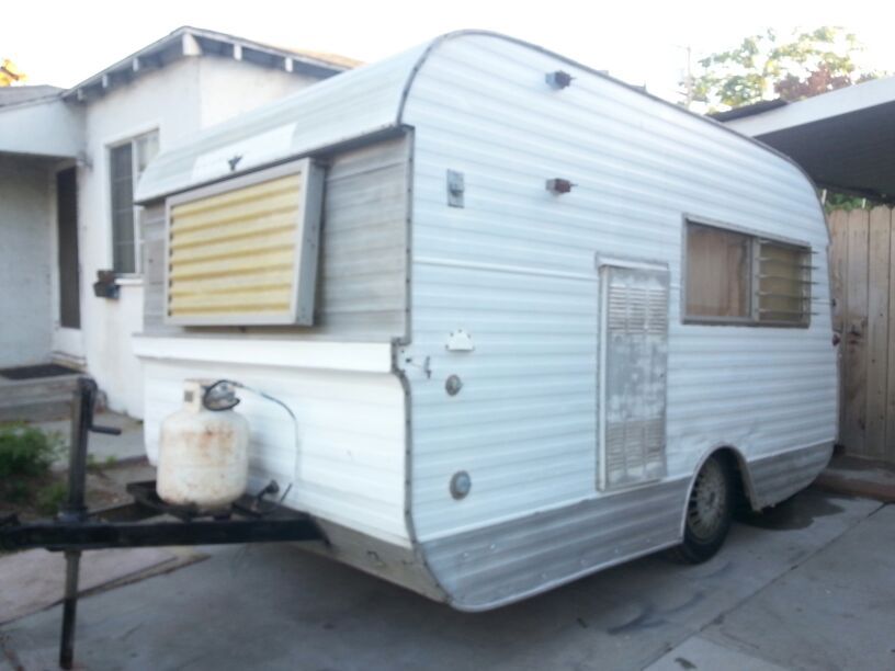 1962 traveleze cand ham lo liner trailer