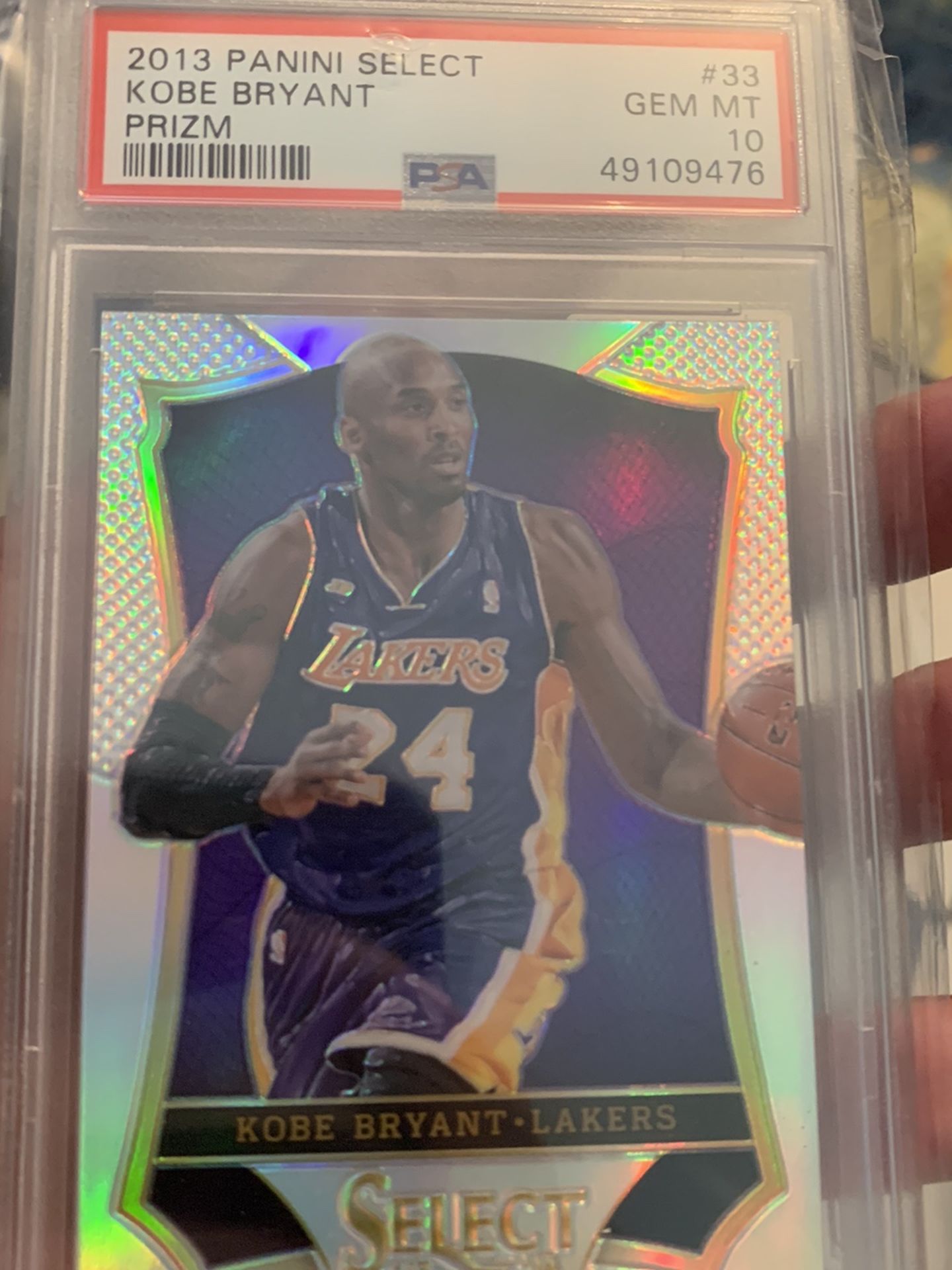 Kobe Silver Select Prizm PSA10 Pristine
