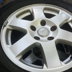 Aluminum Mag Wheels And Tires Like New
