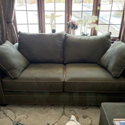 Sofa Bed. Chair And A Half ( Loveseat). Ottoman/coffee Table