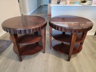 Bassett Mahogany End Tables