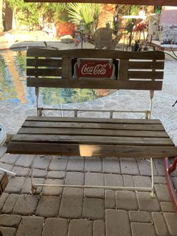 Coke Bench Vintage