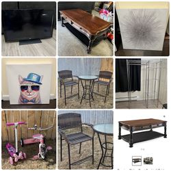 MOVING SALE!!! Furniture and Decor