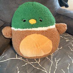Avery The Duck Fuzzy Squishmallow, Collectible 