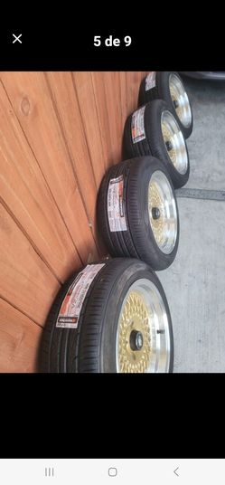 Wheel 15x8 4 Lugs 4x100 New rims and tires