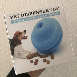 Pet food snacks dispenser toy pink