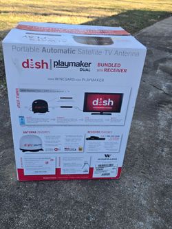 Dish Playmaker Dual Portable Satellite Antenna with 2 Receivers