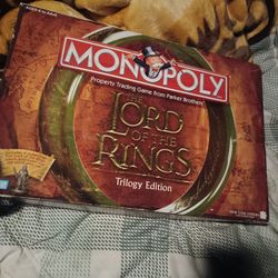 Lord Of The Rings Monopoly 