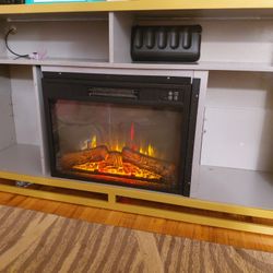 Modern Fireplace TV Stand