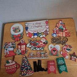 VJV-Christmas mini wood signs