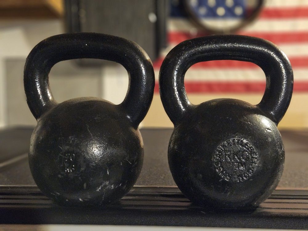 Original Russian kettlebell 20kg 45lb. 2 available