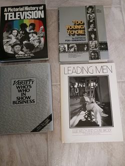 TV Theater Movies Films Actors Hard Covered Books $5 Ea