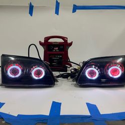 Lexus Ls400 98 00 Headlights Custom Smoked Hid 