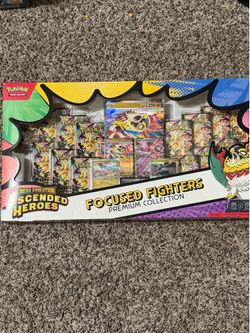 Pokemon Mega evolution Ascended Heroes Focused Fighters Premium Collection (Sam's Club)