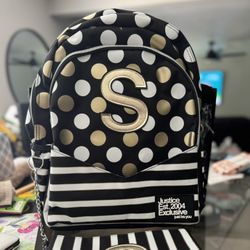 Justice Backpack With Detachable Wristlet