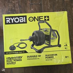 RYOBI
ONE+ 18V Hybrid Drain Auger Kit with 50 ft. Cable, 2 Ah Battery, 18V Charger, and Accessories