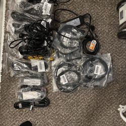 HDMI Cables, Dp Cables, usb 3.0 Cables, Power Cords, Ac Adapters.