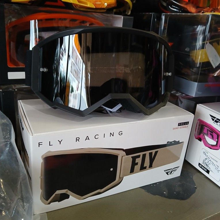 Racing Off-road Goggles Black On Black Special Deal $55 Fly Racing
