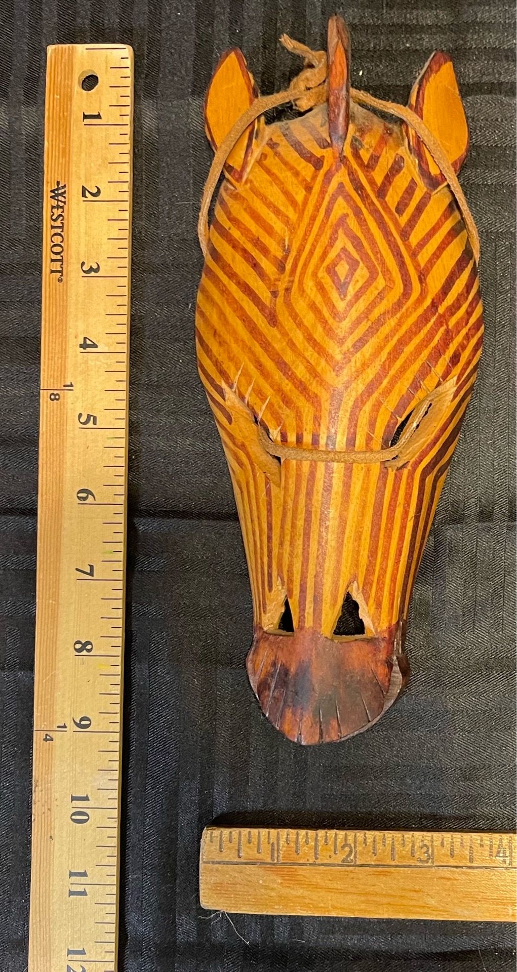 AUTHENTIC AFRICAN KENYA HANDMADE ZEBRA MASK