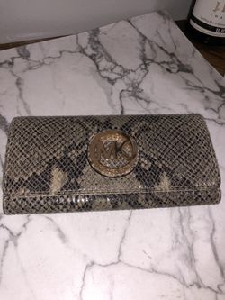 Michael Kors Snake Print Wallet