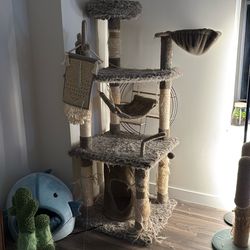 Used cat tower