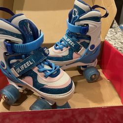 Adjustable Inline Skates - Little Kids Size 9-12 