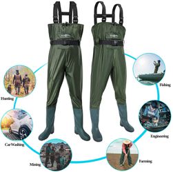 RexSoul Fishing Waders for Men and Women with Boots, Mens/Womens Waterproof  Lightweight Chest Waders. Condition is new. for Sale in McCalla, AL -  OfferUp