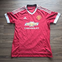 Manchester United Home football shirt 2015 - 2016 jersey adidas Sz L
