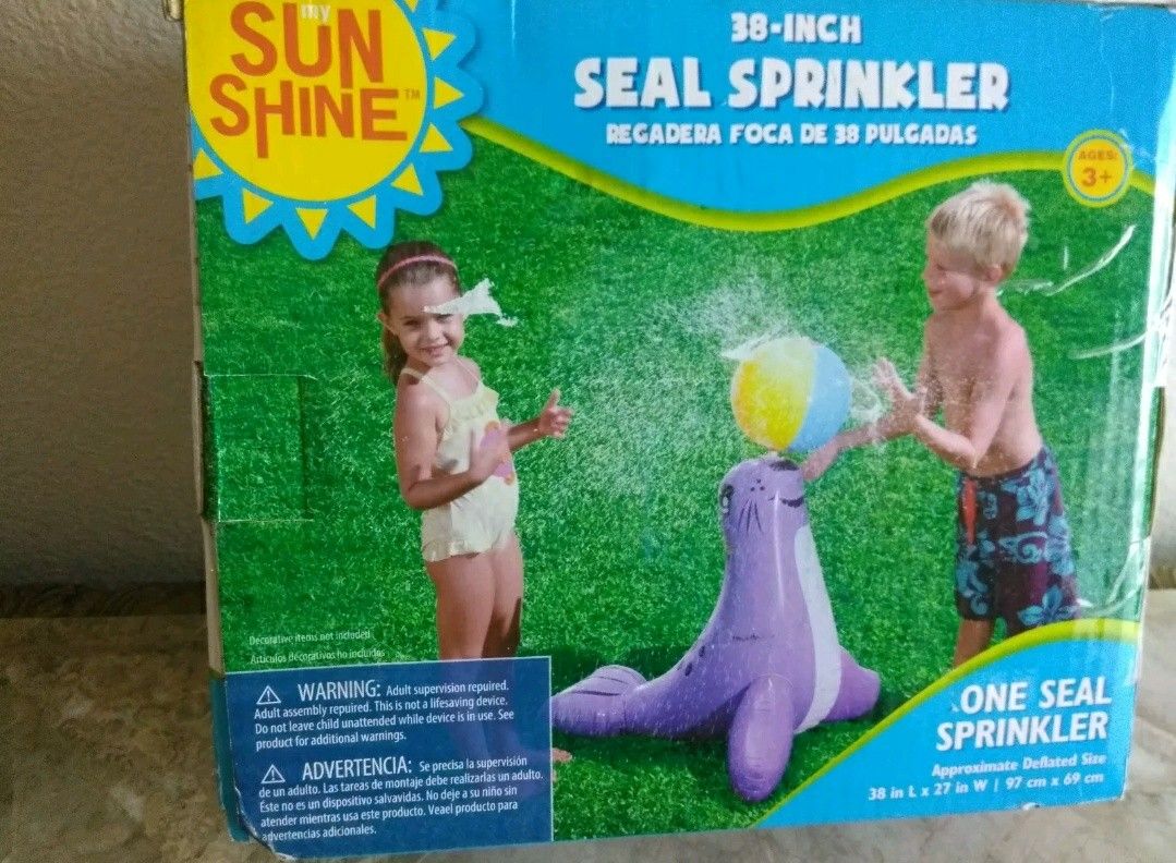 38" Seal Sprinkler by Sun Shine pool outdoor water toys summer