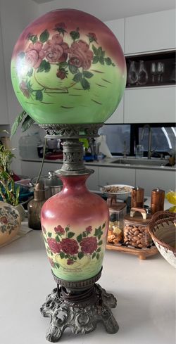 Vintage Victorian lamp