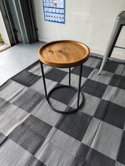 Rustic End Table 24 Inches