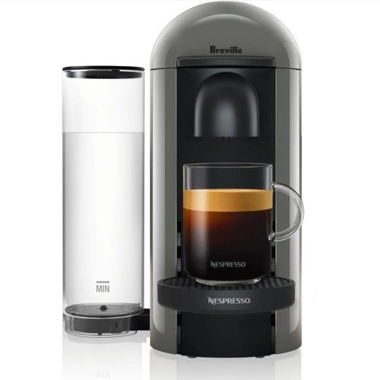NESPRESSO Vertuo Plus Coffee Espresso Maker by Breville (Gray)