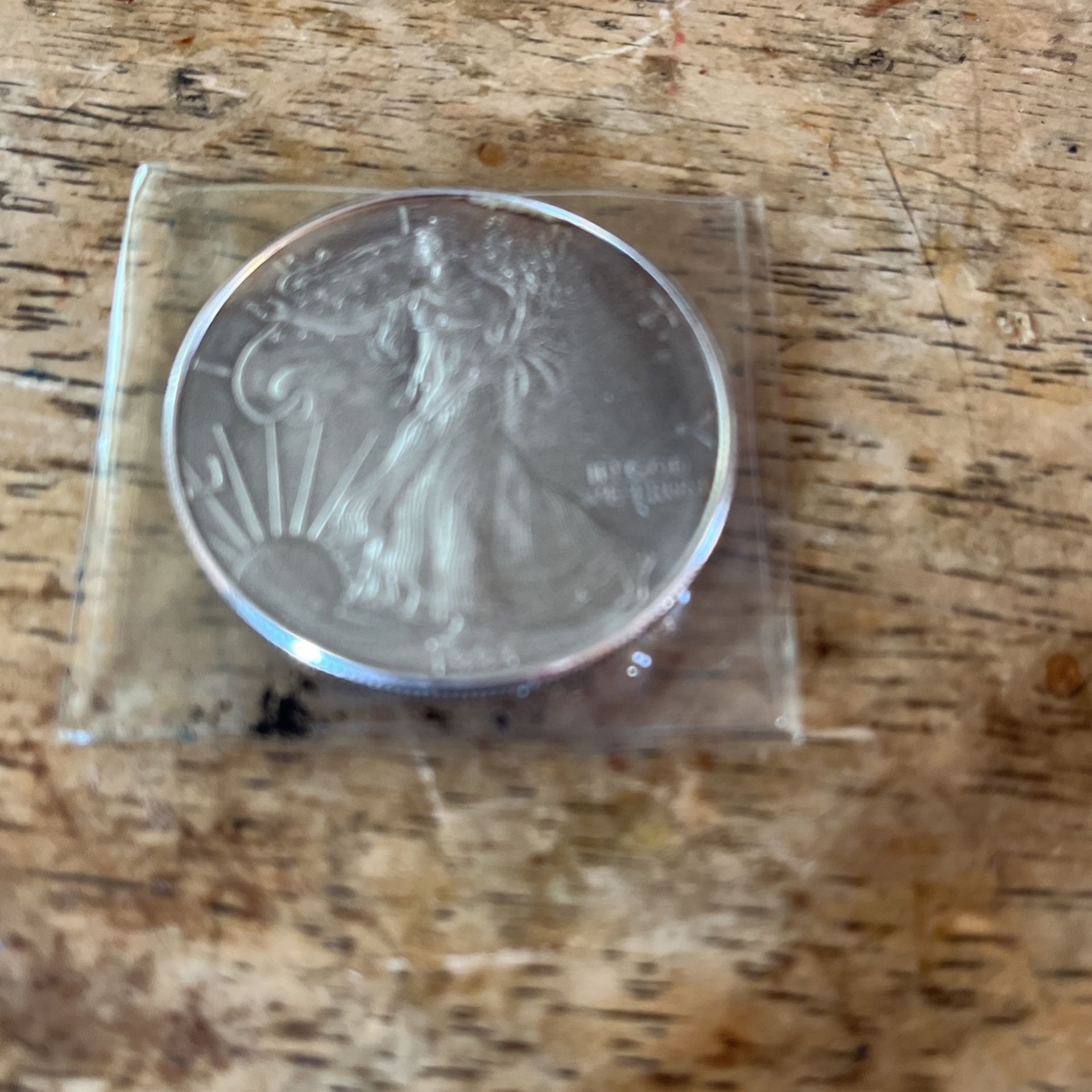 1993 Liberty silver coin