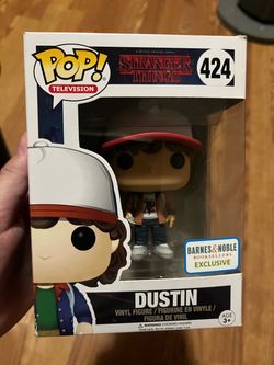 Funko Pop Stranger Things Dustin Barnes & Noble Exclusive Figure 424 VAULTED