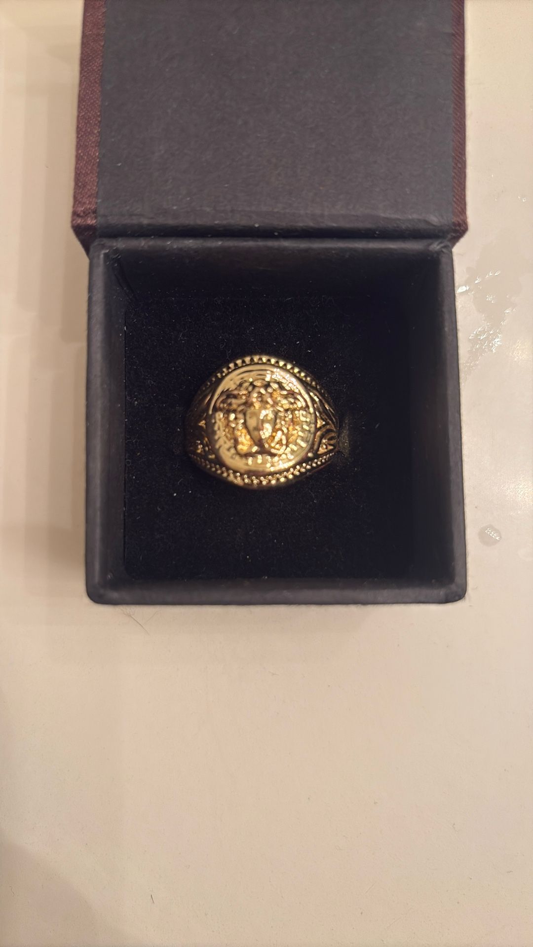 18kt Gold Medusa Ring