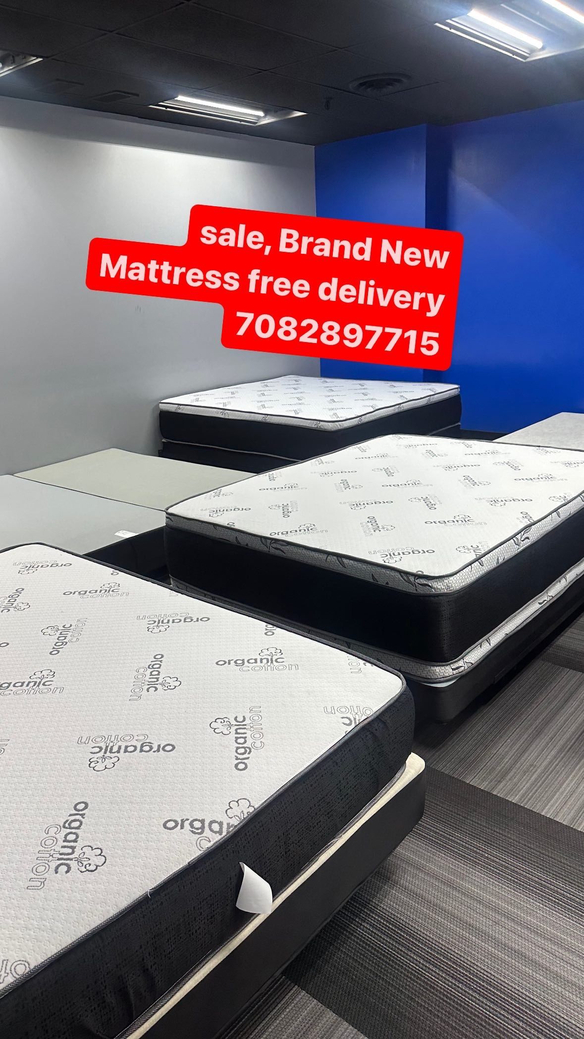 Huge sale for Mattress And Box Twin size mattress and box 150.$ full 190$ Queen 200$ king 290$. Mattress And Box and frame and headboard. King 580$ Qu