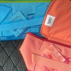 Trader Joe’s Mini Insulate Bag (Blue & Peach)