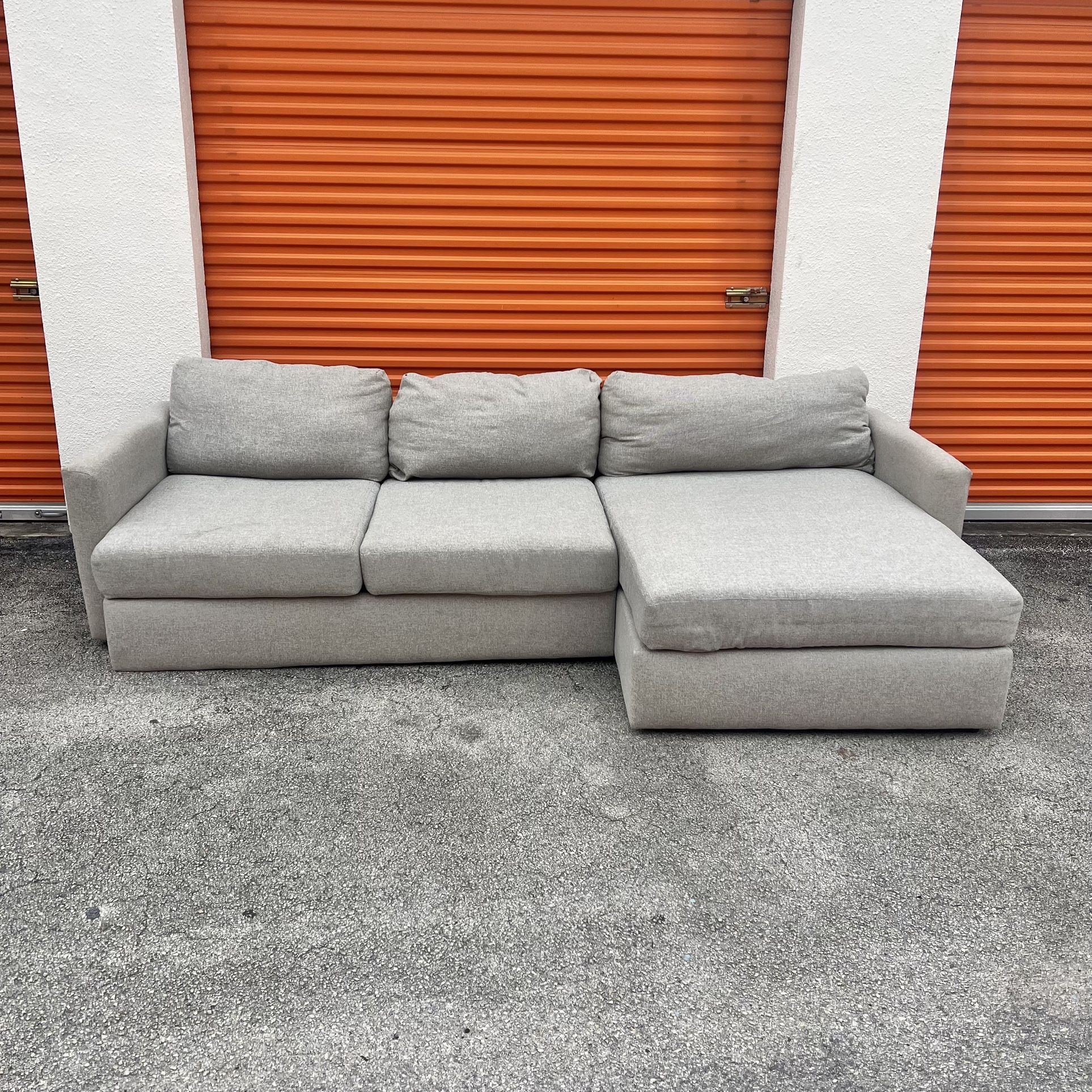 Gray Sectional Sofa Couch π SAME DAY DELIVERY