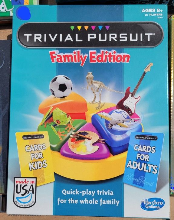 Trivial Pursuit Family Edition Board Game